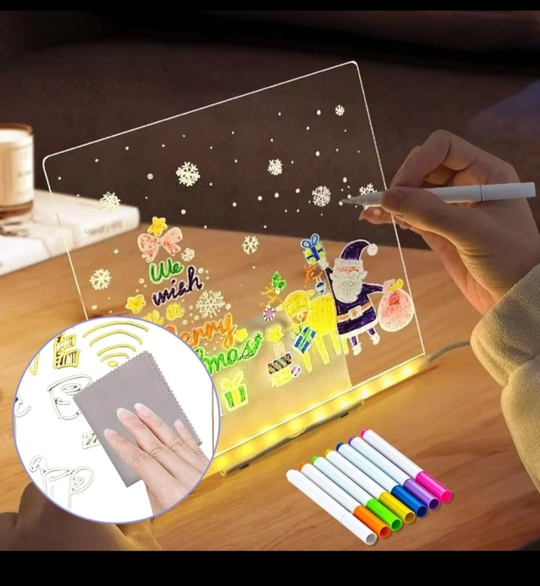DIY Glow Art Lamp for Kids