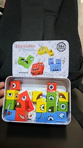 Expression puzzles for kids