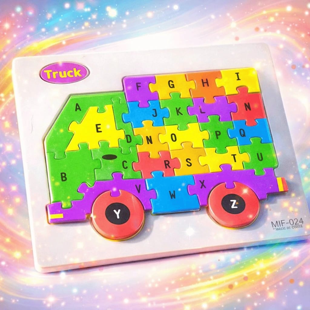 Wooden Alphabet Puzzle board for kids