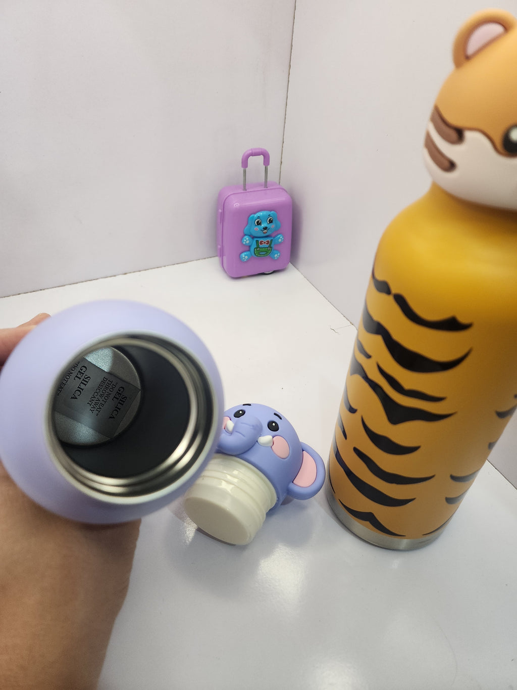 Cute Animals stainless steel water bottle for kids