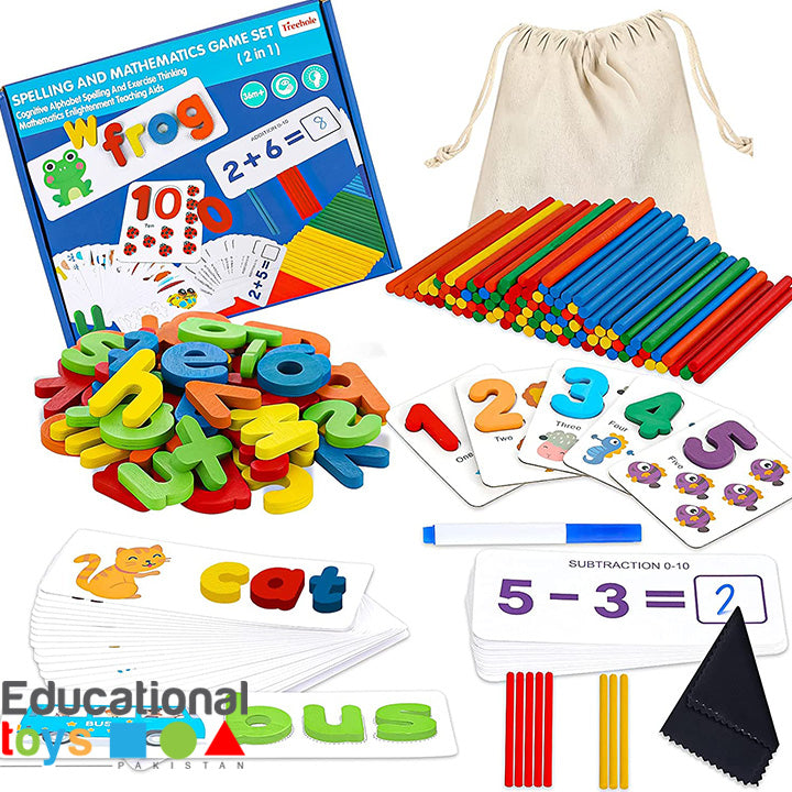 2 IN 1 SPELLING AND MATHEMATICS GAME SET