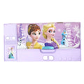 Pop-up kids pencil box with built-in sharpener