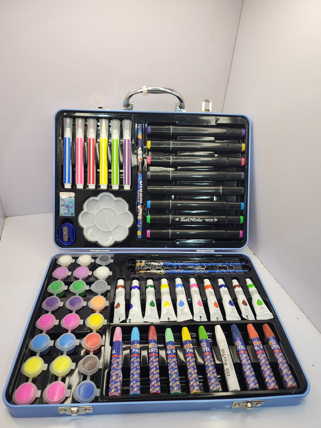 Stitch Theme Premium Aluminum suitcase Art kit for kids
