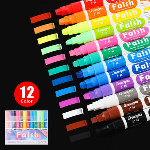 12 Colors GuangNa water_based highlighters set