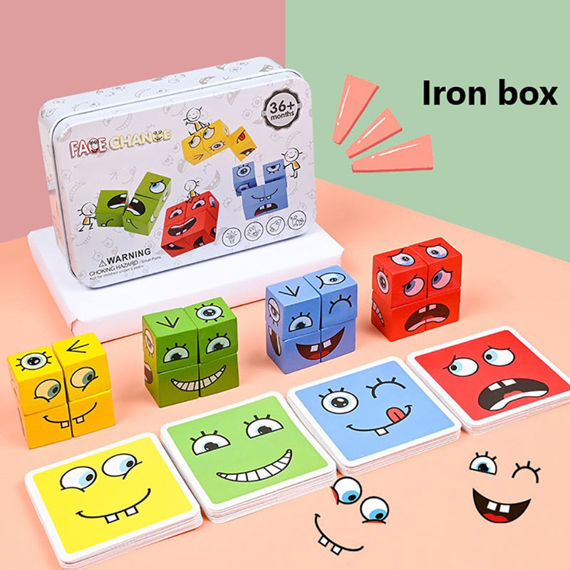 Expression puzzles for kids
