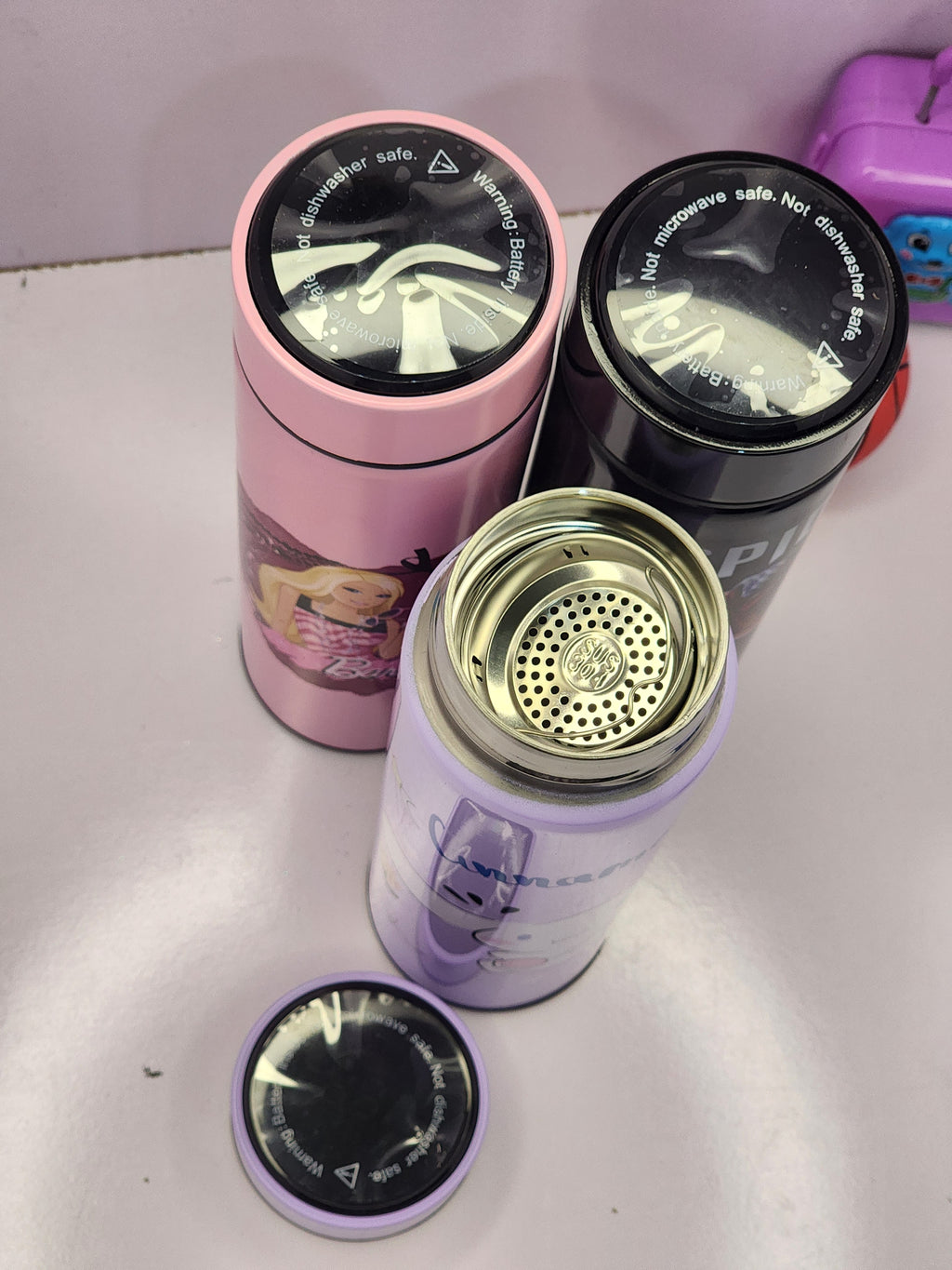 LED Temperature Display Water Bottle