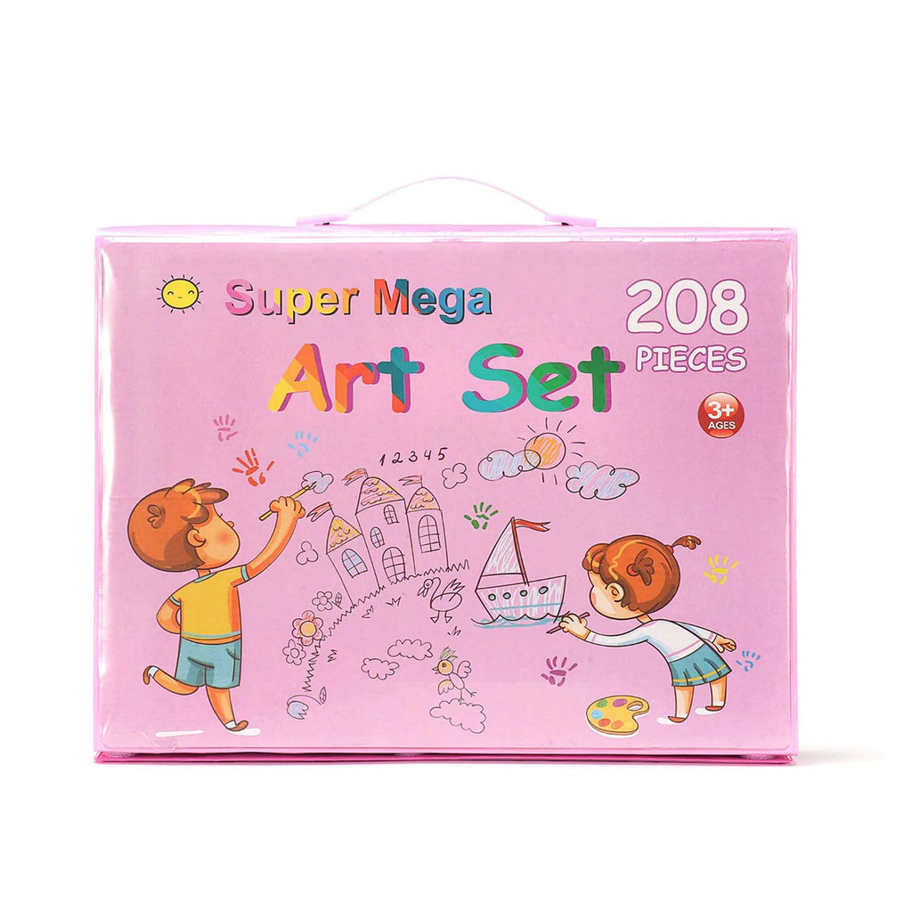 SUPER MEGA ART SET FOR KID 208 PIECE