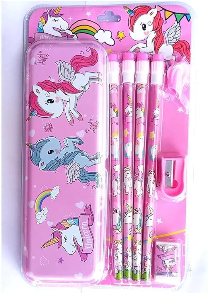 Cartoon character stationery set for kids