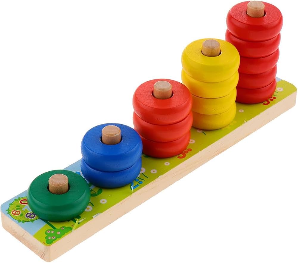Wooden rainbow calculates circle