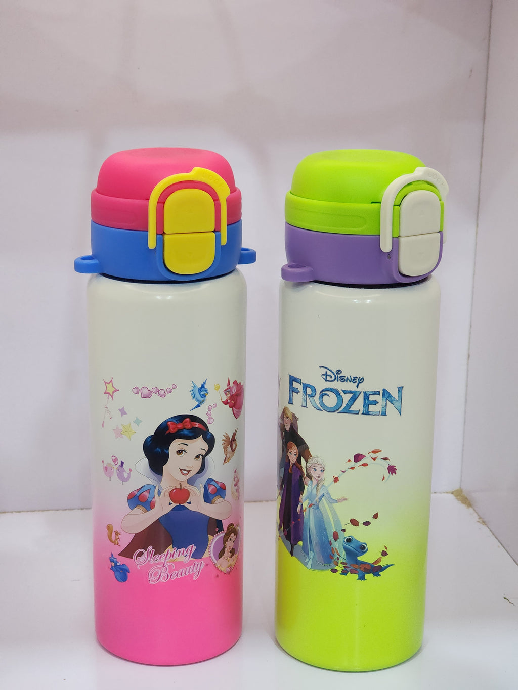 Princess kids Flip-Top water bottles for kids