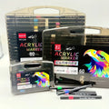 60-color Acrylic Markers set with portable case