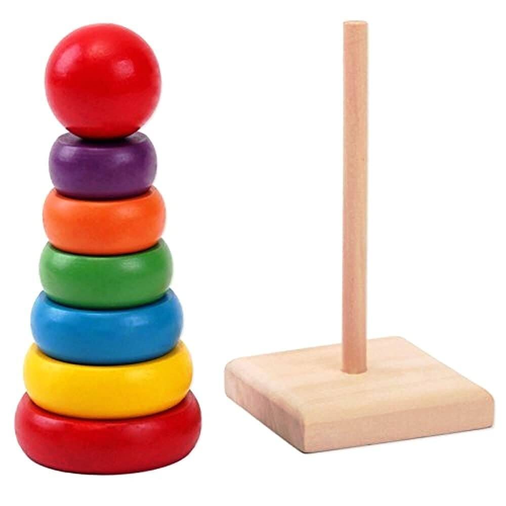 Wooden Rainbow stacker