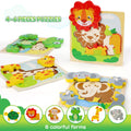 Animals design 3d puzzles