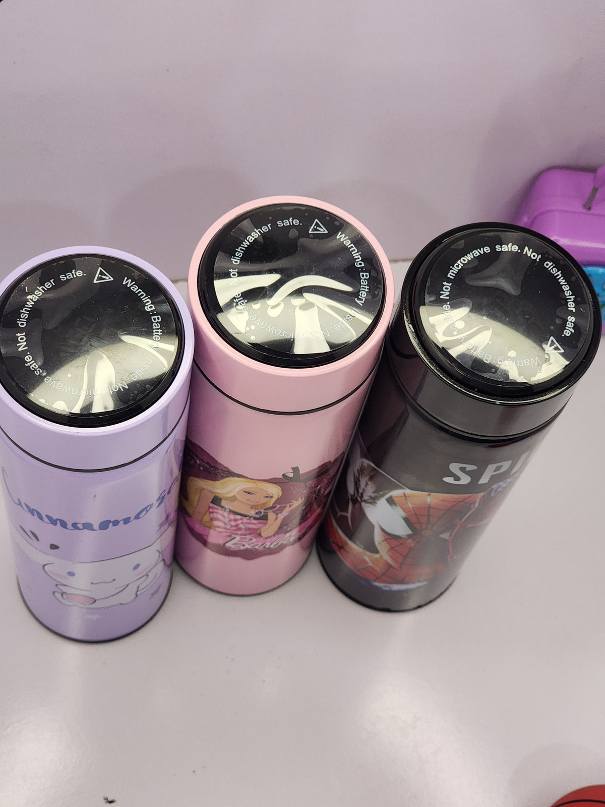 LED Temperature Display Water Bottle