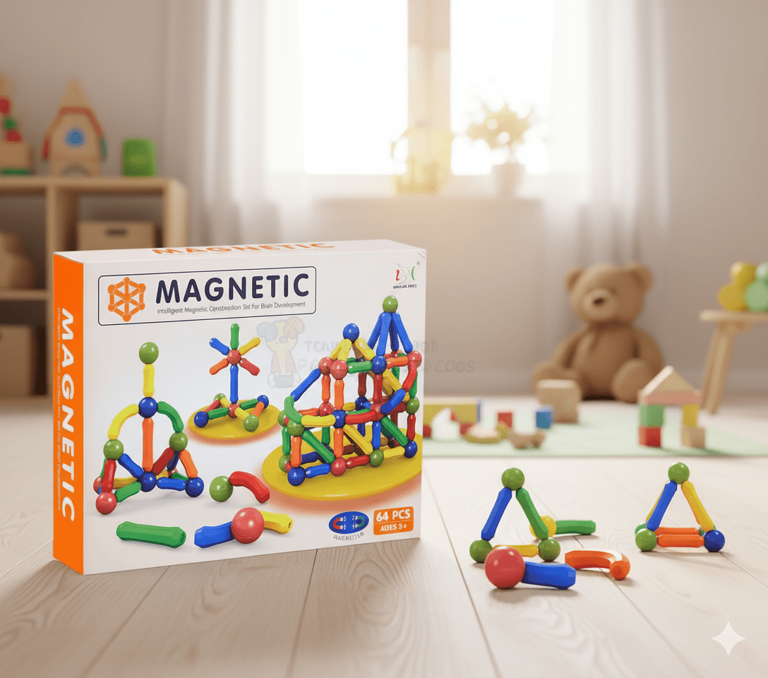 Magnetic sticks and ball building blocks 36-Piece