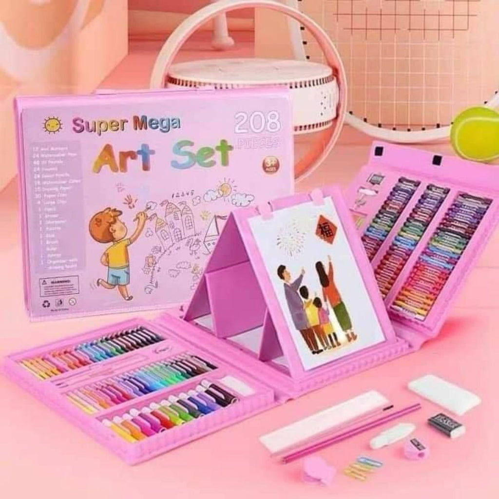 SUPER MEGA ART SET FOR KID 208 PIECE