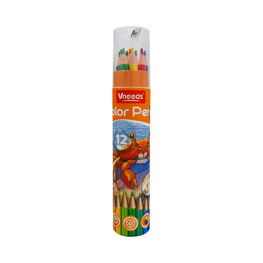 Vneeds premium colored pencils with built-in sharpener