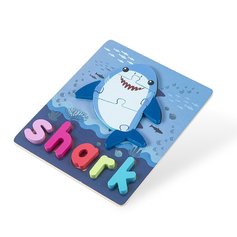 Animals design 3d puzzles