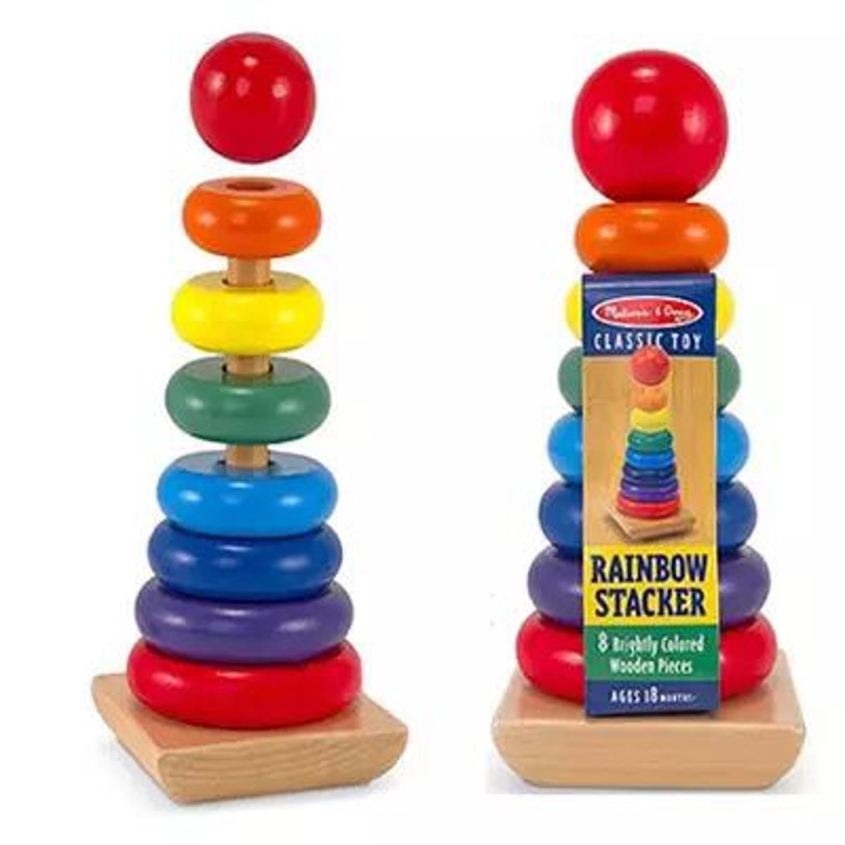 Wooden Rainbow stacker