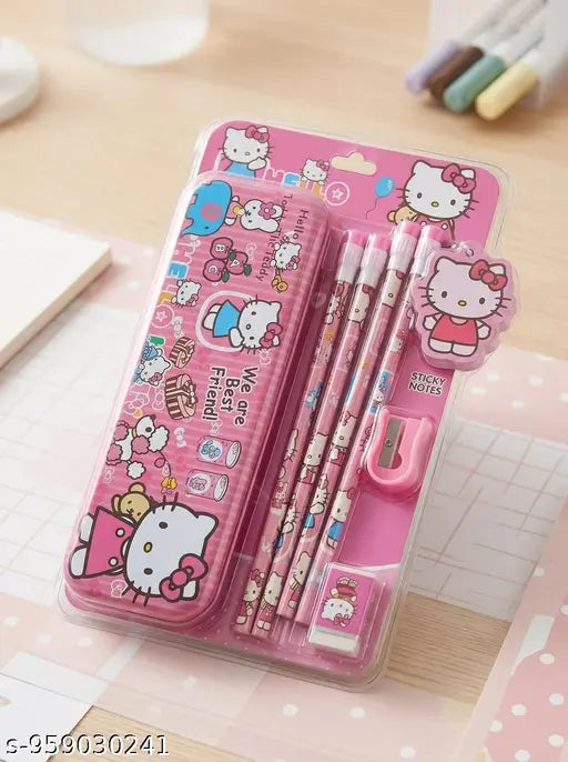 Cartoon character stationery set for kids