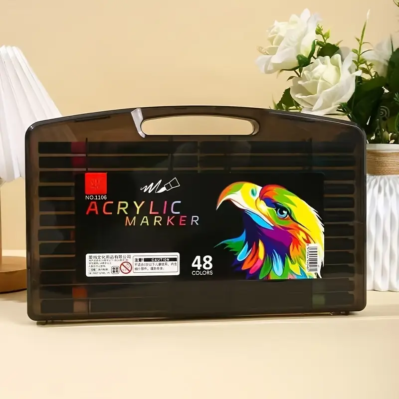 Soft Tip premium Acrylic Markers set 48 piece